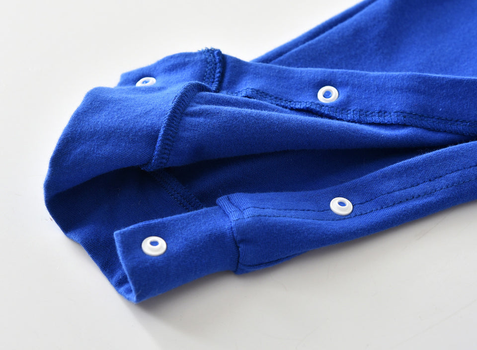 clothes newborn blue and red Long sleeve