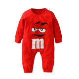 clothes newborn blue and red Long sleeve